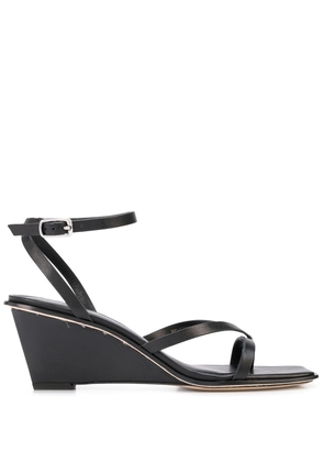 3.1 Phillip Lim strap-detail wedge-heel sandals - Black