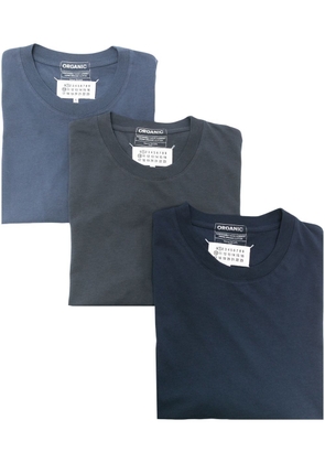 Maison Margiela organic-cotton T-shirt (pack of three) - Blue