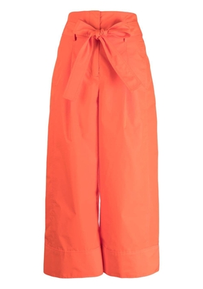 3.1 Phillip Lim pleat-detail belted cropped trousers - Orange