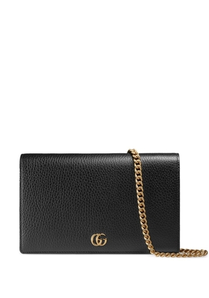 Gucci mini GG Marmont chain bag - Black