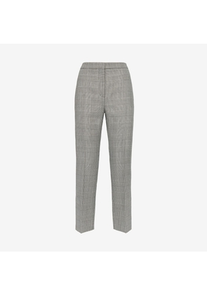 ALEXANDER MCQUEEN - Prince of Wales Cigarette Trousers - Item 797962QJAEH1080