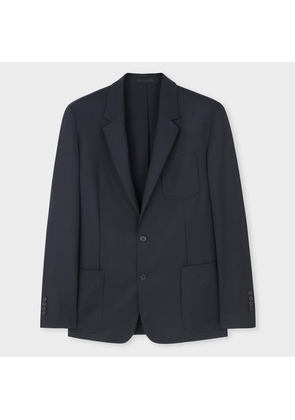 Paul Smith A Suit To Travel In - Tailored-Fit Navy Patch-Pocket Unlined Blazer Blue