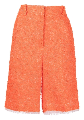 3.1 Phillip Lim knee-length tweed shorts - Orange