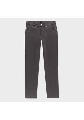 PS Paul Smith Tapered-Fit Dark Grey Garment-Dyed Jeans