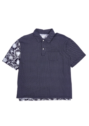 Floral Polo Shirt Combo In Navy