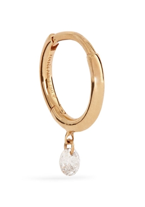 Persée Yellow Gold And Diamond Single Earring