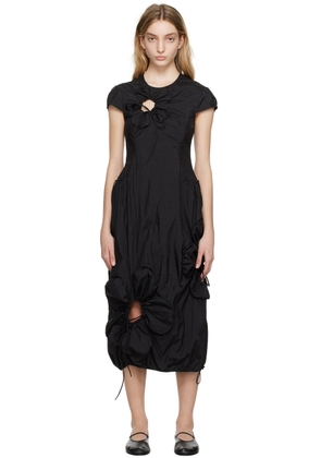 J.Kim Black Flower Maxi Dress