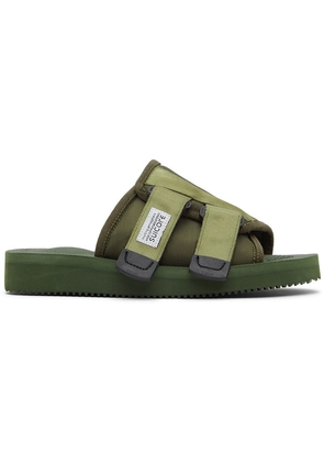 SUICOKE Green KAW-CAB Sandals