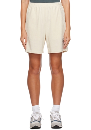 Sporty & Rich SSENSE Exclusive Off-White Shorts