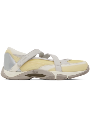 OUR LEGACY Yellow & Silver Sweetheart Sport Sneakers