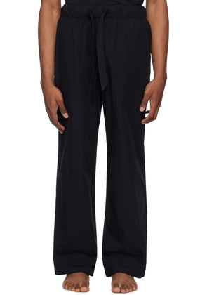 Tekla Black Drawstring Pyjama Pants