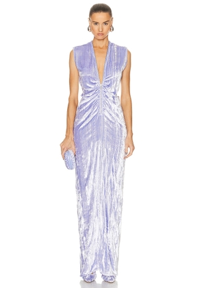 Bottega Veneta Zip Long Dress in Amethyst - Lavender. Size 34 (also in 38).