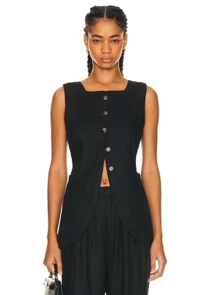 Posse Emma Vest in Black - Black. Size XS (also in ).