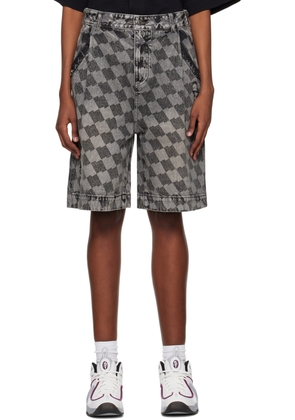 ADER error Gray Tenit Shorts