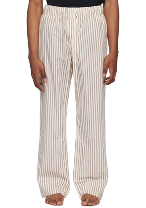 Tekla Off-White Drawstring Pyjama Pants