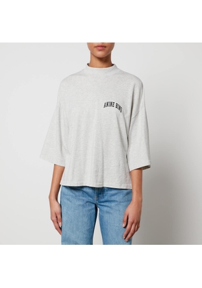 Anine Bing Palmer Cotton-Jersey T-Shirt - XS