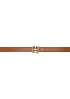 Givenchy Brown & Black Leather Reversible Belt