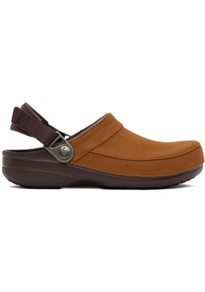 Museum of Peace & Quiet Brown & Tan Crocs Edition Classic Clogs