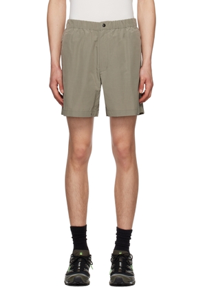 Goldwin Taupe Gusset Shorts