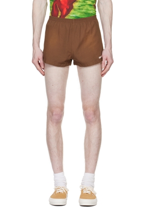 Stockholm (Surfboard) Club Brown Patch Shorts