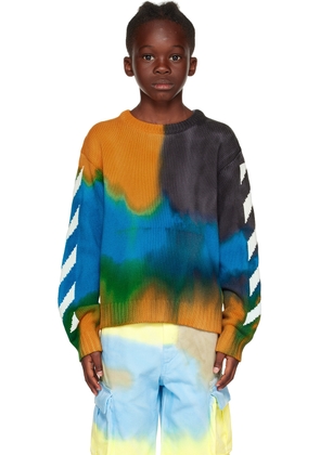 Off-White Kids Multicolor Tie-Dye Sweater