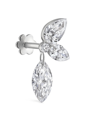 Maria Tash Grand Marquise Pear Diamond Echo Earring (Direction A, 13.7Mm)