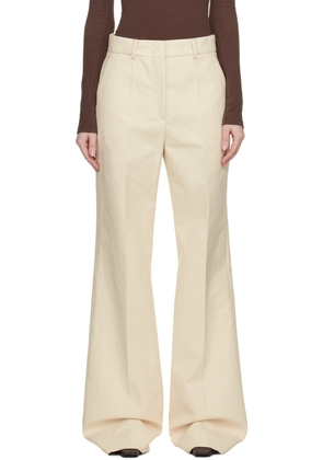 Sportmax Off-White Canale Trousers