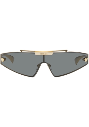 Versace Gold Medusa Horizon Sunglasses