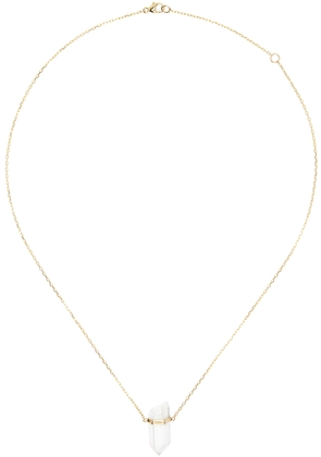 JIA JIA Gold Crystal Quartz Bar Necklace