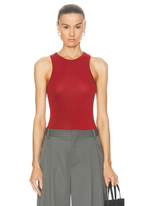 St. Agni Jersey Tank Top in Rouge - Red. Size S (also in ).