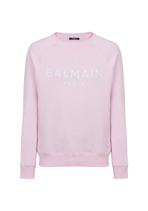Balmain Cotton Logo Sweatshirt
