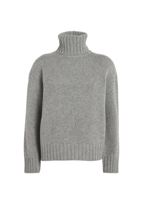 Fabiana Filippi Merino-Silk-Cashmere Rollneck Sweater
