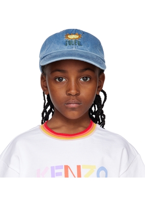 Jellymallow SSENSE Exclusive Kids Blue Embroidered Cap