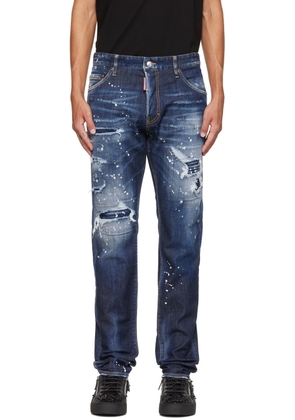Dsquared2 Blue Bleached Cool Guy Jeans