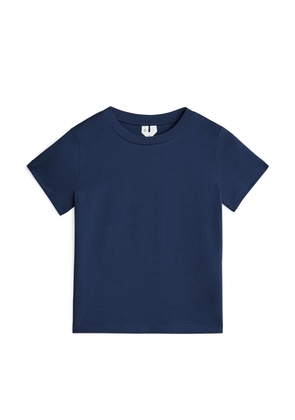 Crew-Neck T-shirt - Blue
