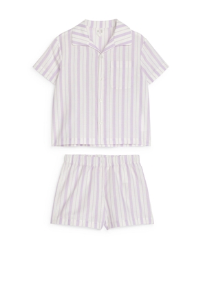 Cotton Pyjama Set - Purple