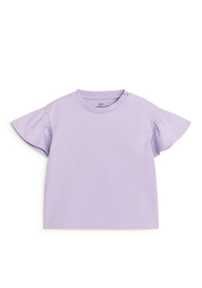Frill T-Shirt - Purple