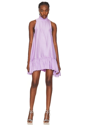 Azeeza Alcott Mini Dress in Lavender. Size XS.