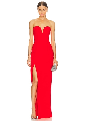 Amanda Uprichard X REVOLVE Cherri Gown in Red. Size M, S, XS.