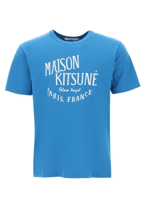 Maison Kitsune palais royal print t-shirt - M Blue