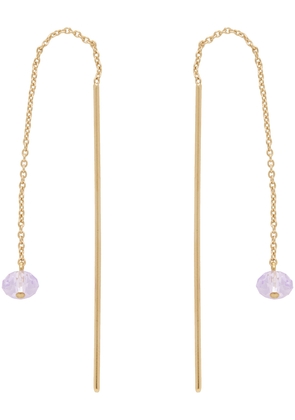 Isabel Marant Gold & Purple Polly Earrings