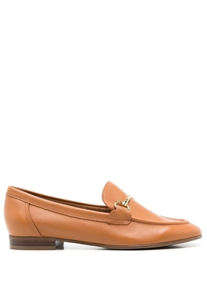 Sarah Chofakian Siena Oxford leather loafers - Brown