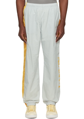 Lanvin Gray & Yellow Future Edition Sweatpants