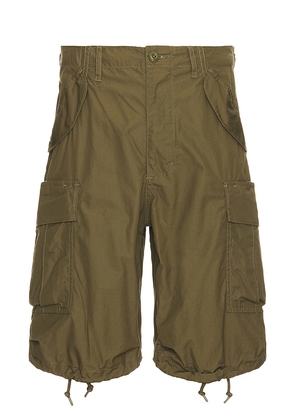 Beams Plus Mil 6 Pocket 80/3 Ripstop in Army. Size M, XL/1X.