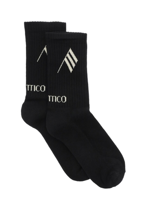 The Attico logo shorts sports socks - OS Beige