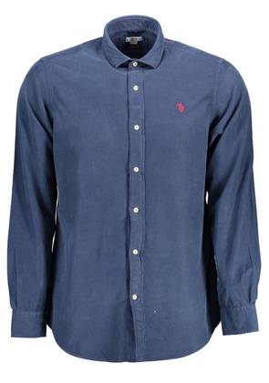 U.S. Polo Assn. Blue Cotton Shirt - L