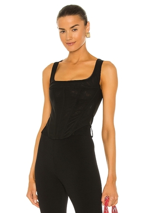 Miaou Campbell Corset in Black. Size XS.