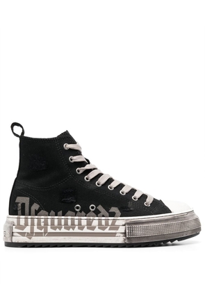 Dsquared2 high-top flatform sneakers - Black