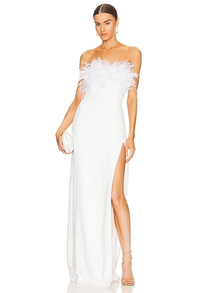 retrofete Dolly Dress in White. Size S.