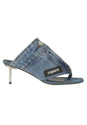 Coperni Denim Open Thong Sandal